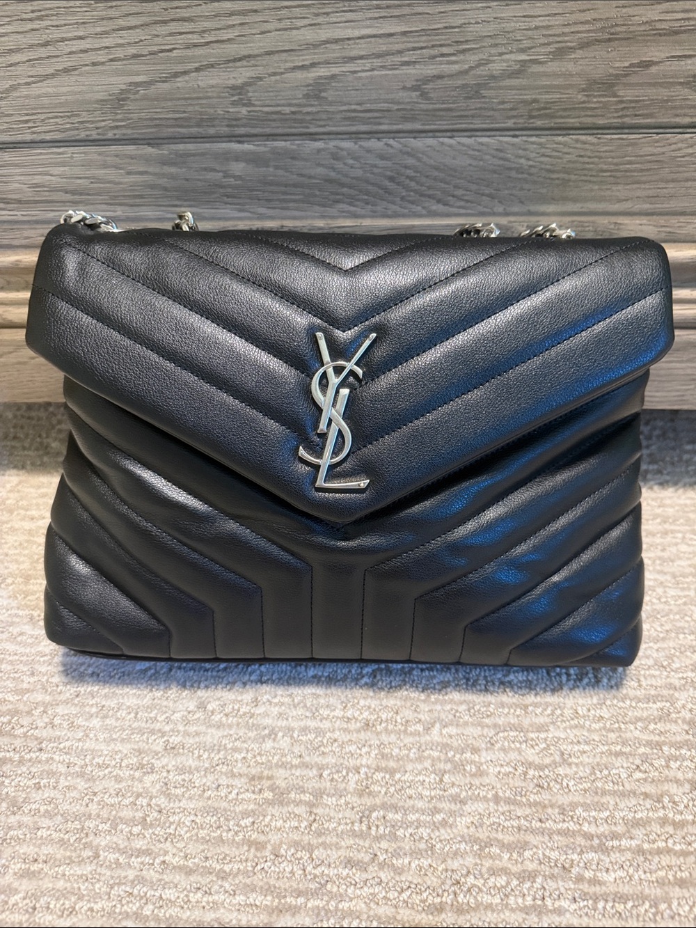 Black Quilted Shoulder Bag